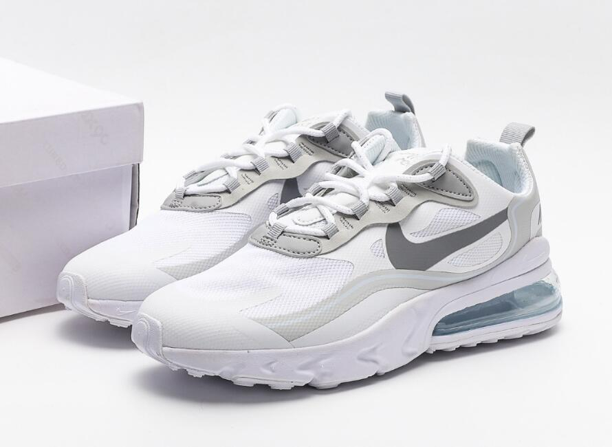 Air Max 270 React  White Light Smoke Grey  CV1632-100