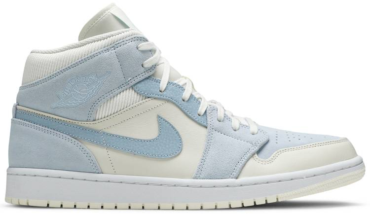 Air Jordan 1 Mid SE  Sail Light Blue  DA4666-100