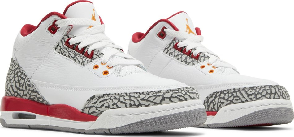 Air Jordan 3 Retro GS  Cardinal Red  398614-126
