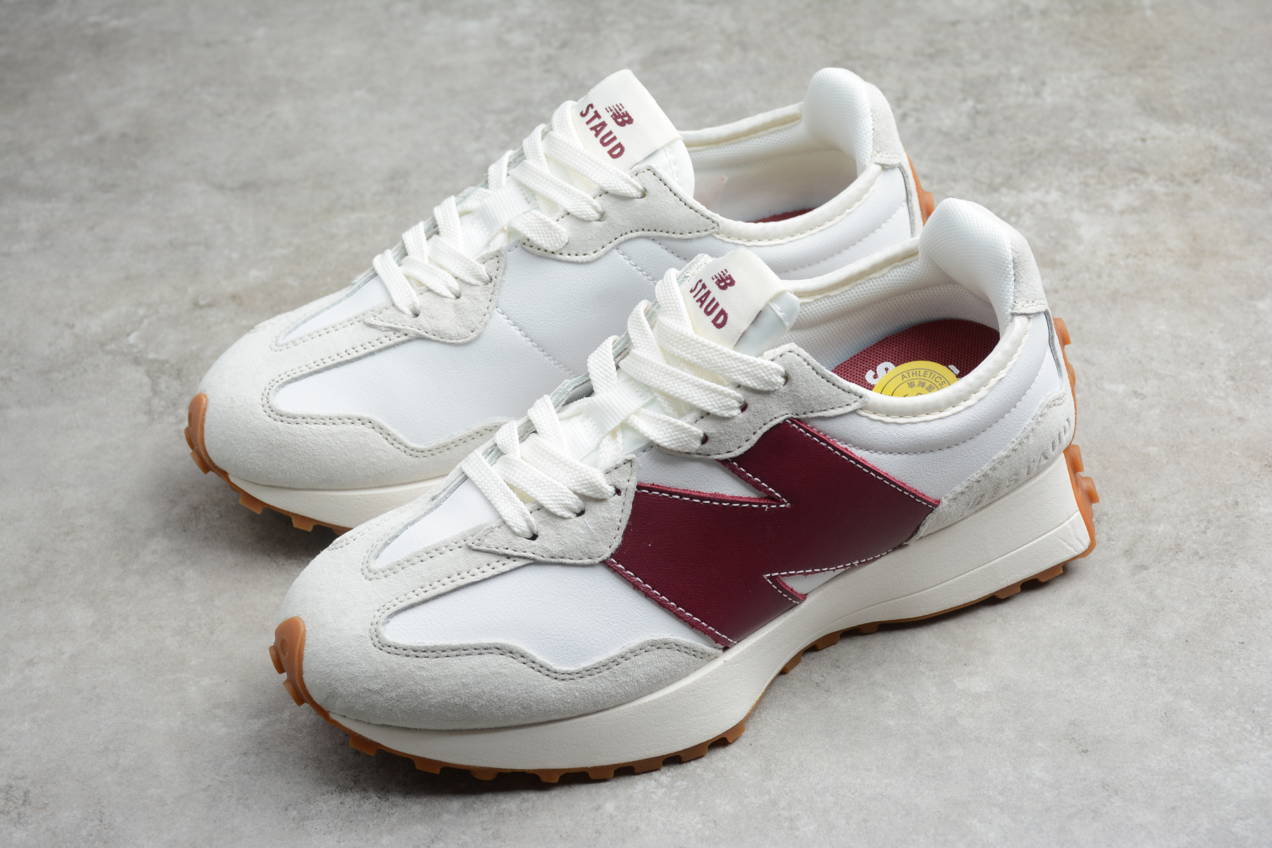 327  White Dark Red  WS327KA