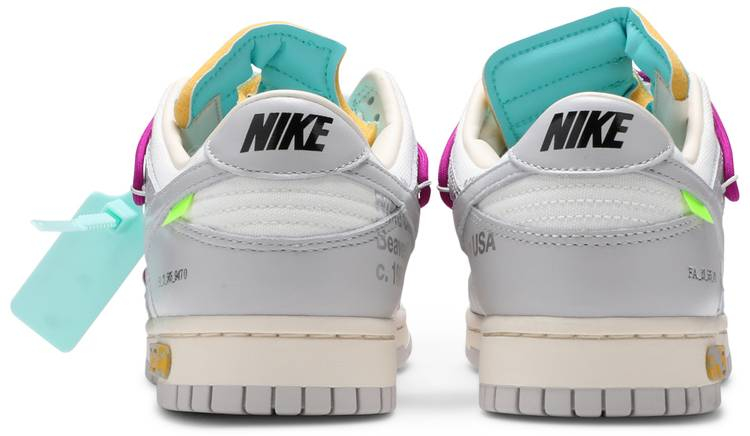 Off-White x Dunk Low  Lot 21 of 50  DM1602-100