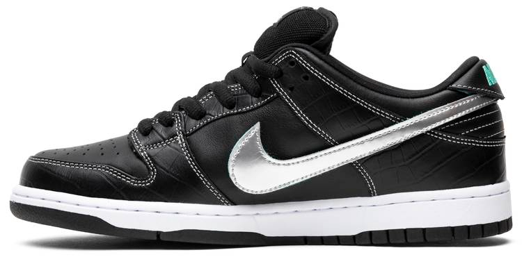 D1am0nd S*pply Co. x Dunk Low Pro SB  Black D1am0nd  BV1310-001
