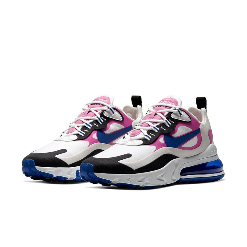 Wmns Air Max 270 React  White Fuchsia Blue  CI3899-100