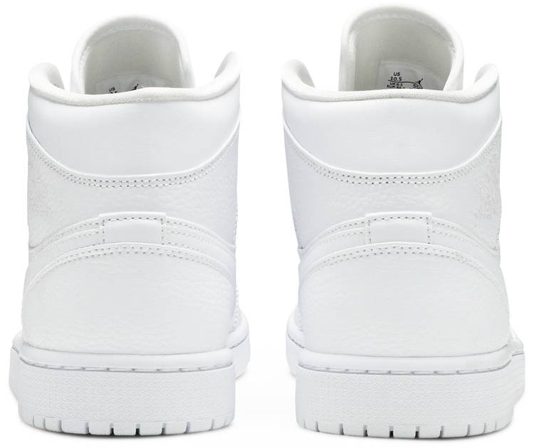 Jordan Reps 1 Mid  Triple White  554724-130