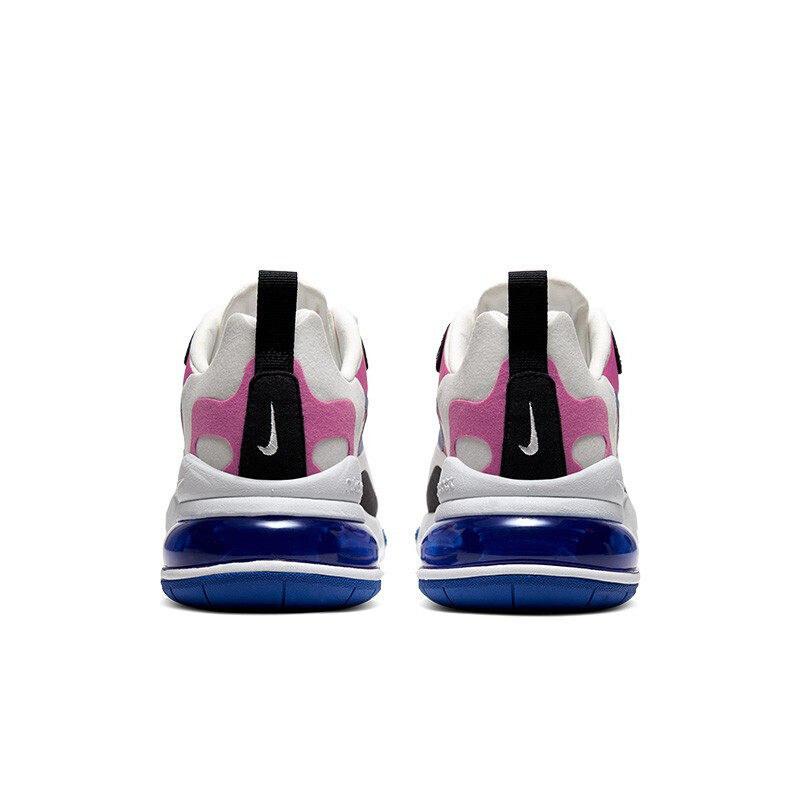 Wmns Air Max 270 React  White Fuchsia Blue  CI3899-100