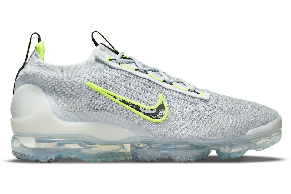 Air Vapormax 2021 Flyknit  Logo Pack-Wolf Grey Volt  DB1550-005