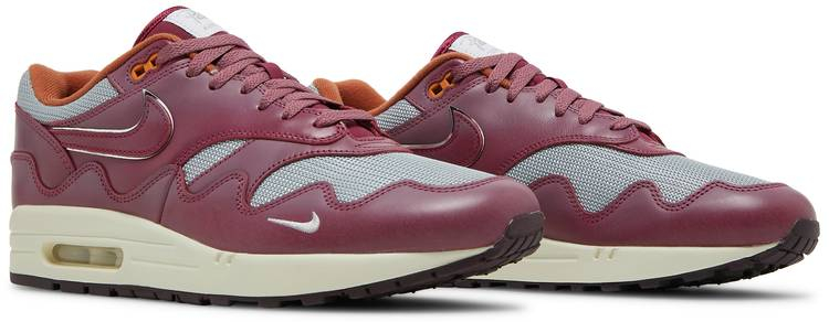Patta x Air Max 1  Rush Maroon  DO9549-001