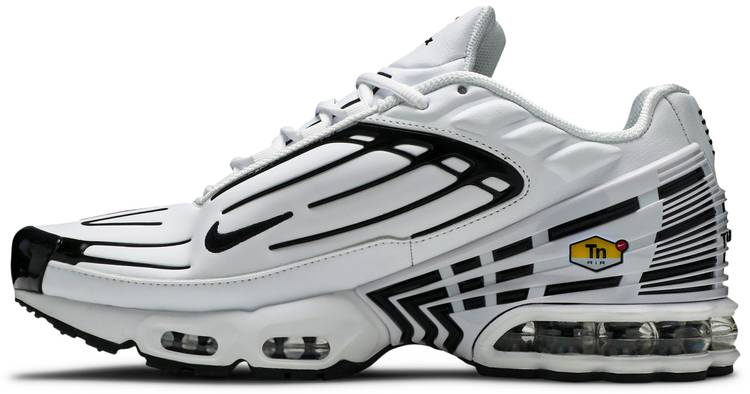 Air Max Plus 3 Leather  White Black  CK6716-100