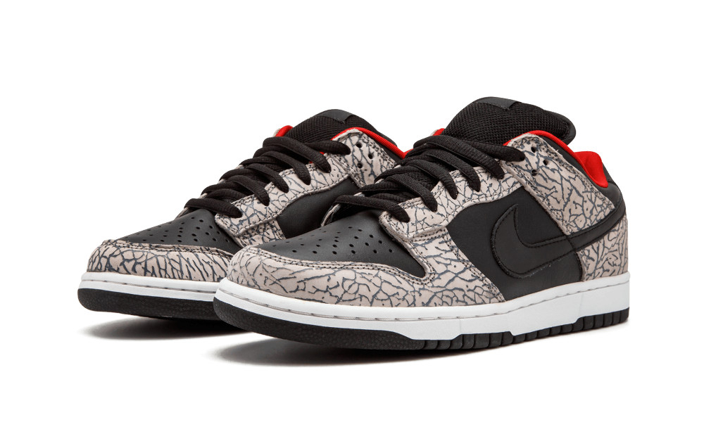 Svp*me x Dunk Low Pro SB  Black Cement  304292-131