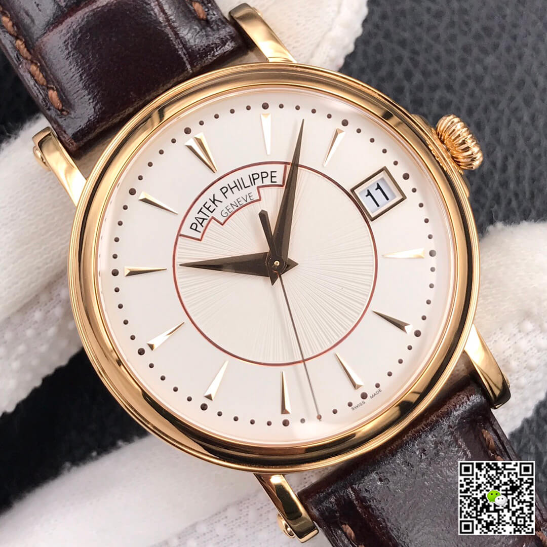 Replica Pat*k Phi1i*pe Calatrava 5153J-001 1:1 Best Edition ZF Factory White Dial Rose Gold