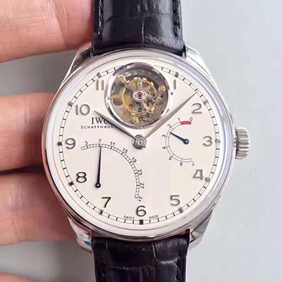 IWC Replica Portuguese Tourbillon IW504601 YL Factory 1:1 Best Edition Swiss Tourbillon White Dial