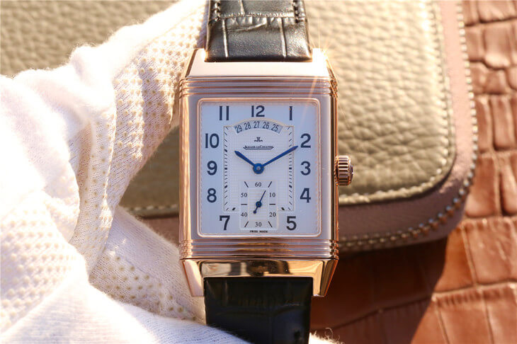 Jaeger Lecoultre Replica Reverso Q2712510 1:1 Best Edition Rose Gold Silver Dial