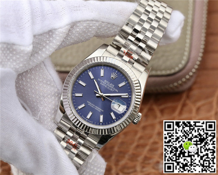 Replica R01ex Datejust M126234-0017 1:1 Best Edition GM Factory Blue Dial
