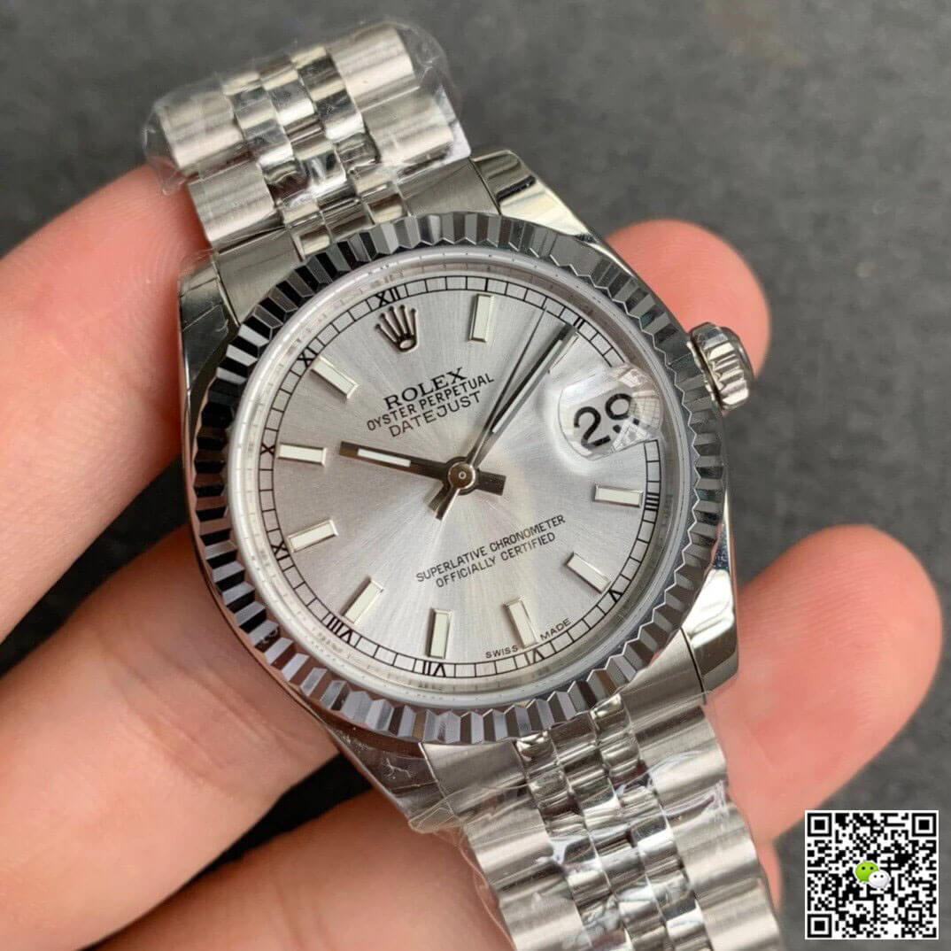 Replica R01ex Datejust M278274-0012 1:1 Best Edition GS Factory Silver Dial