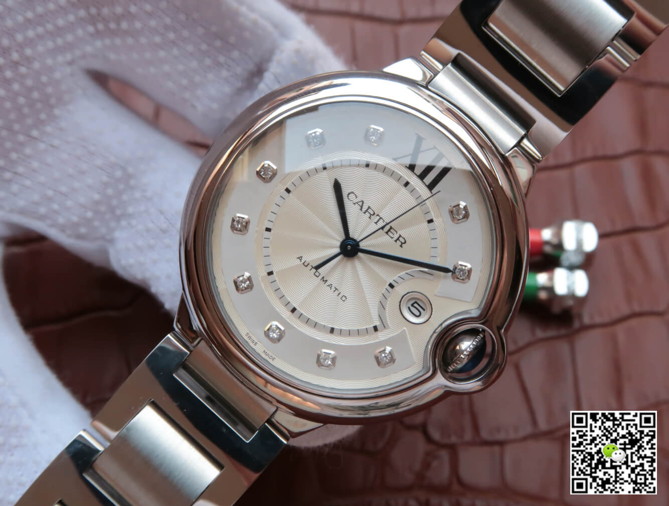 Replica Ballon Bleu De Ca*t1er WE902075 1:1 Best Edition JF Factory Silver Dial