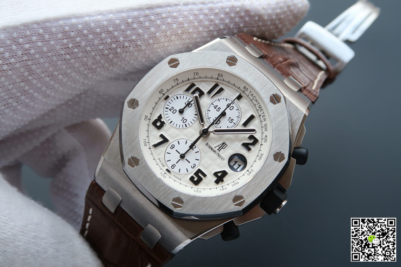Replica Audemars P1g*et Royal Oak Offshore 26170ST.OO.D091CR.01 1:1 Best Edition JF Factory White Dial