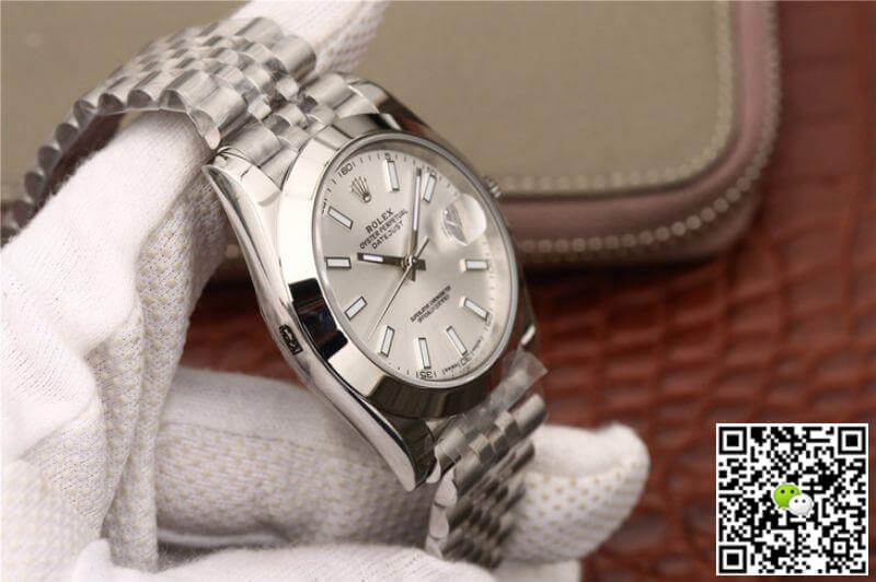 R01ex Dupe Datejust 116200 Mechanical Watches 1:1 Best Edition Swiss ETA2836 Silver Dial