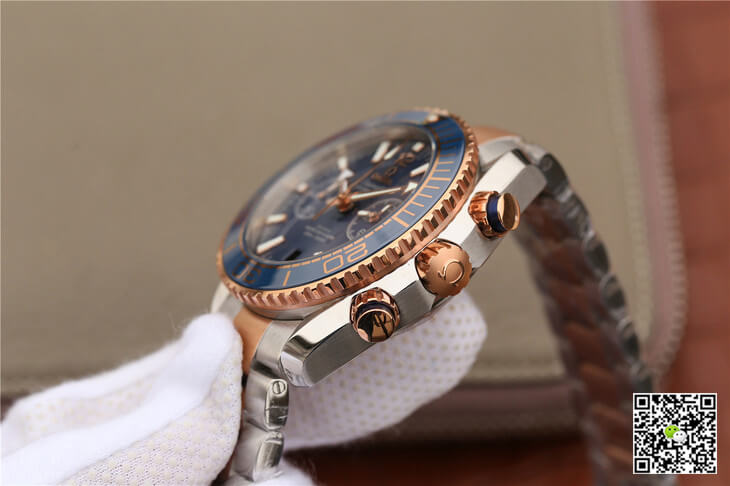 Replica 0me*ga Seamaster Ocean Planet 600M 215.20.46.51.03.001 1:1 Best Edition OM Factory Rose Gold