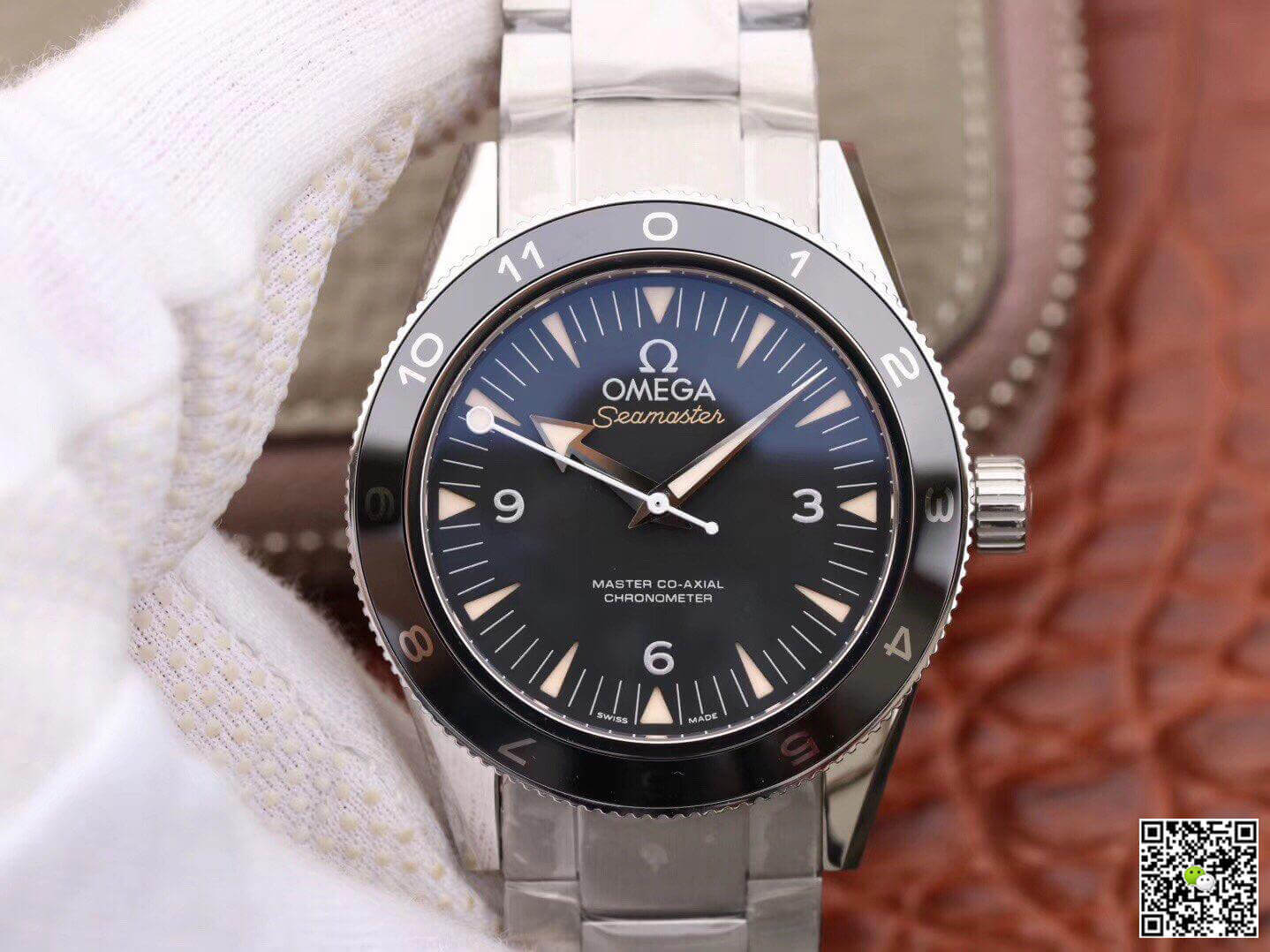 Replica 0me*ga Seamaster Planet Ocean 233.30.41.21.01.001 VS Factory 1:1 Best Edition Swiss ETA2824 Black Dial With S*perlume