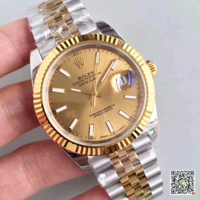 Replica R01ex Datejust 41 126333 1:1 Best Edition 904L Stainless Steel Jubilee Bracelet