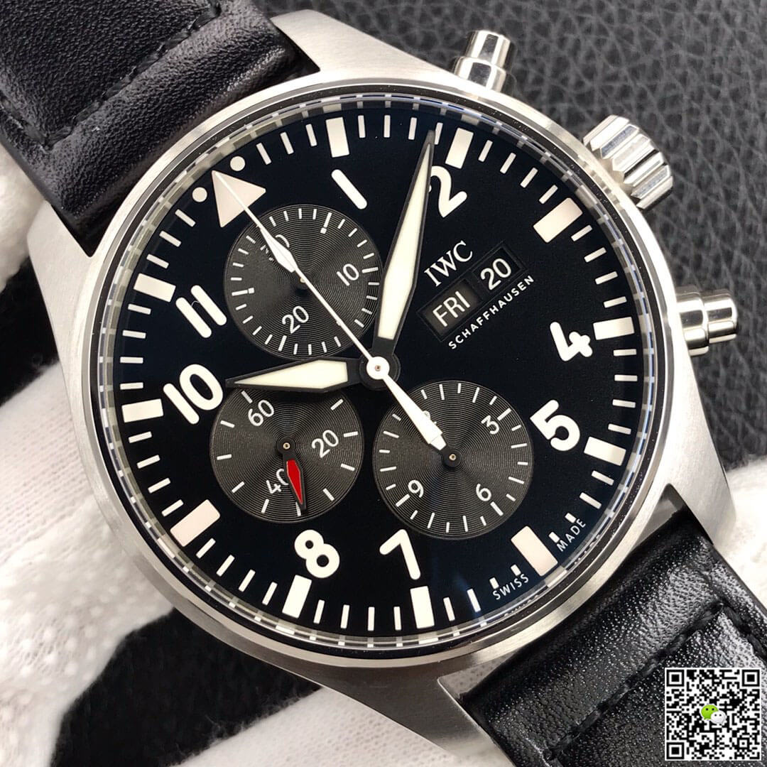 Replica IWC Pilot IW377709 1:1 Best Edition ZF Factory Black Dial