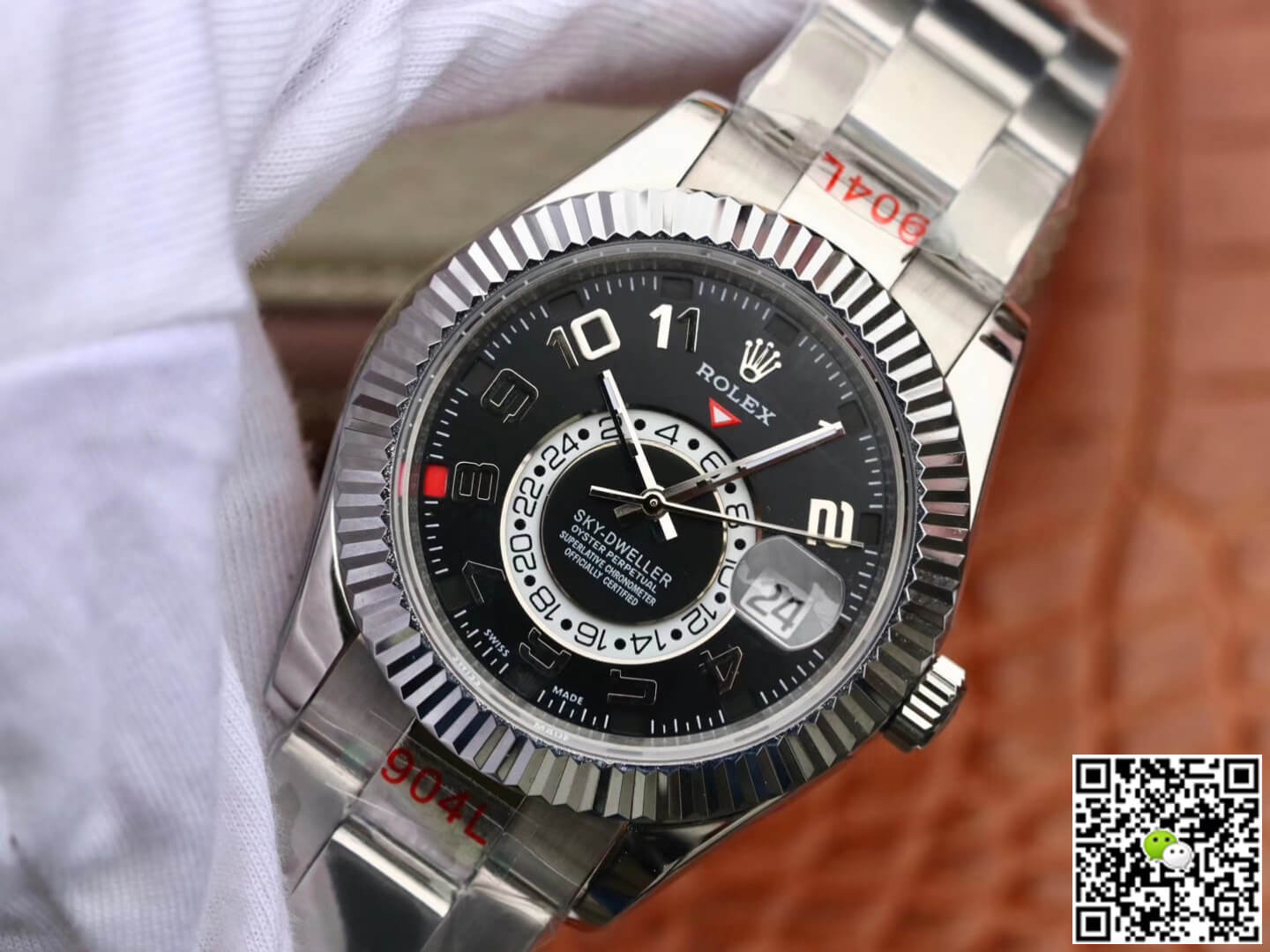 Replica R01ex Sky Dweller 326939 1:1 Best Edition Noob Factory Black Dial