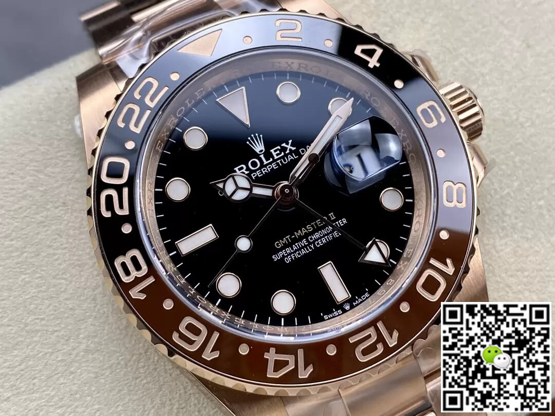 Replica R01ex GMT Master II M126715CHNR-0001 1:1 Best Edition C+ Factory Black Dial