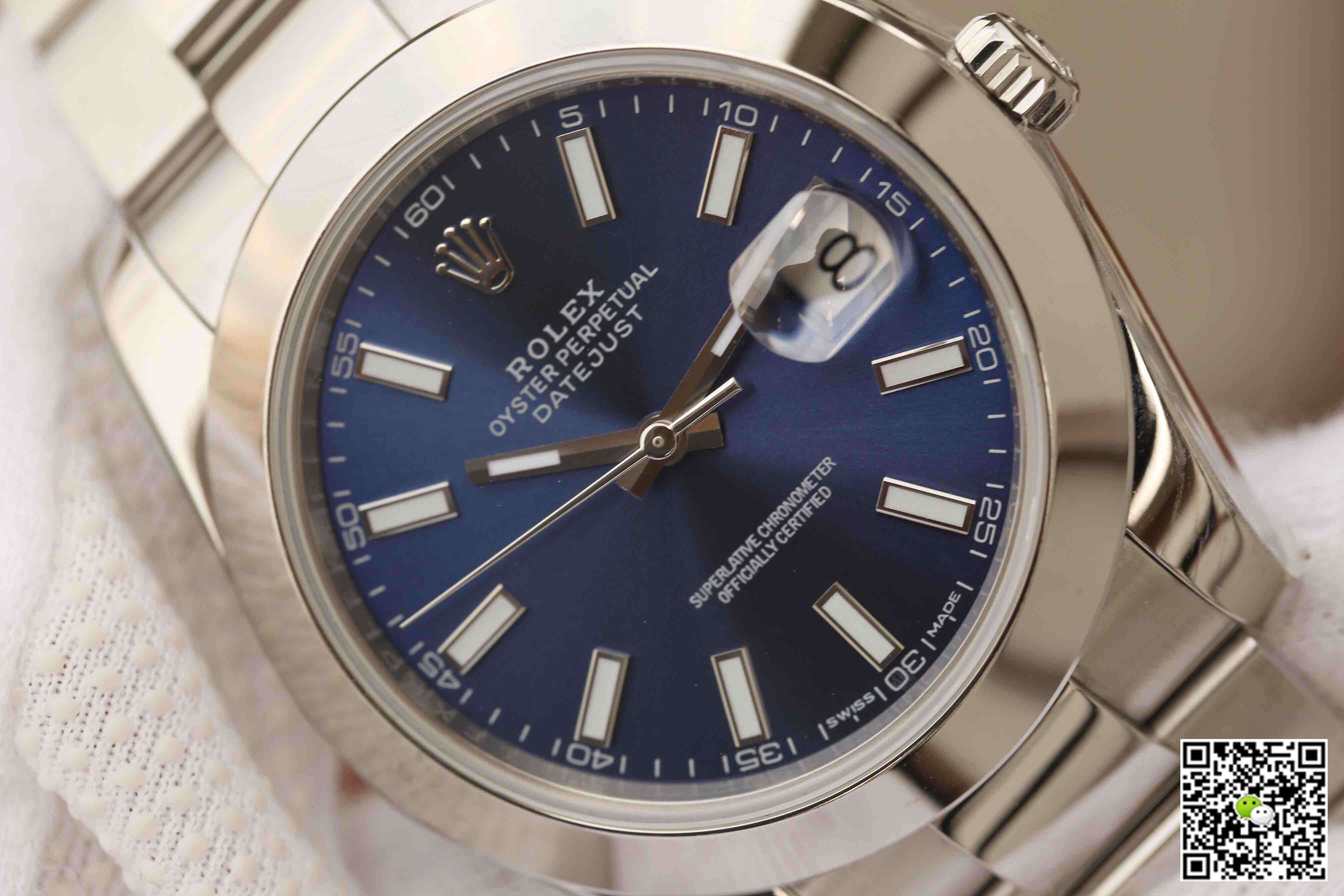 Replica R01ex Datejust M126300-0001 1:1 Best Edition EW Factory Blue Dial