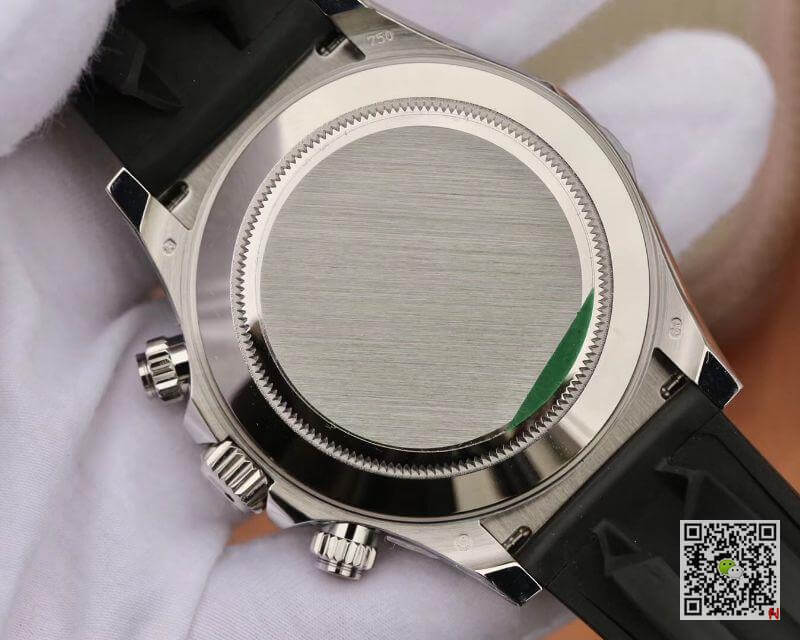 R01ex Daytona Replica  Cosmograph 116519 Noob Factory 1:1 Best Edition D1am0nds Markers Swiss ETA4130 Black Rubber Strap