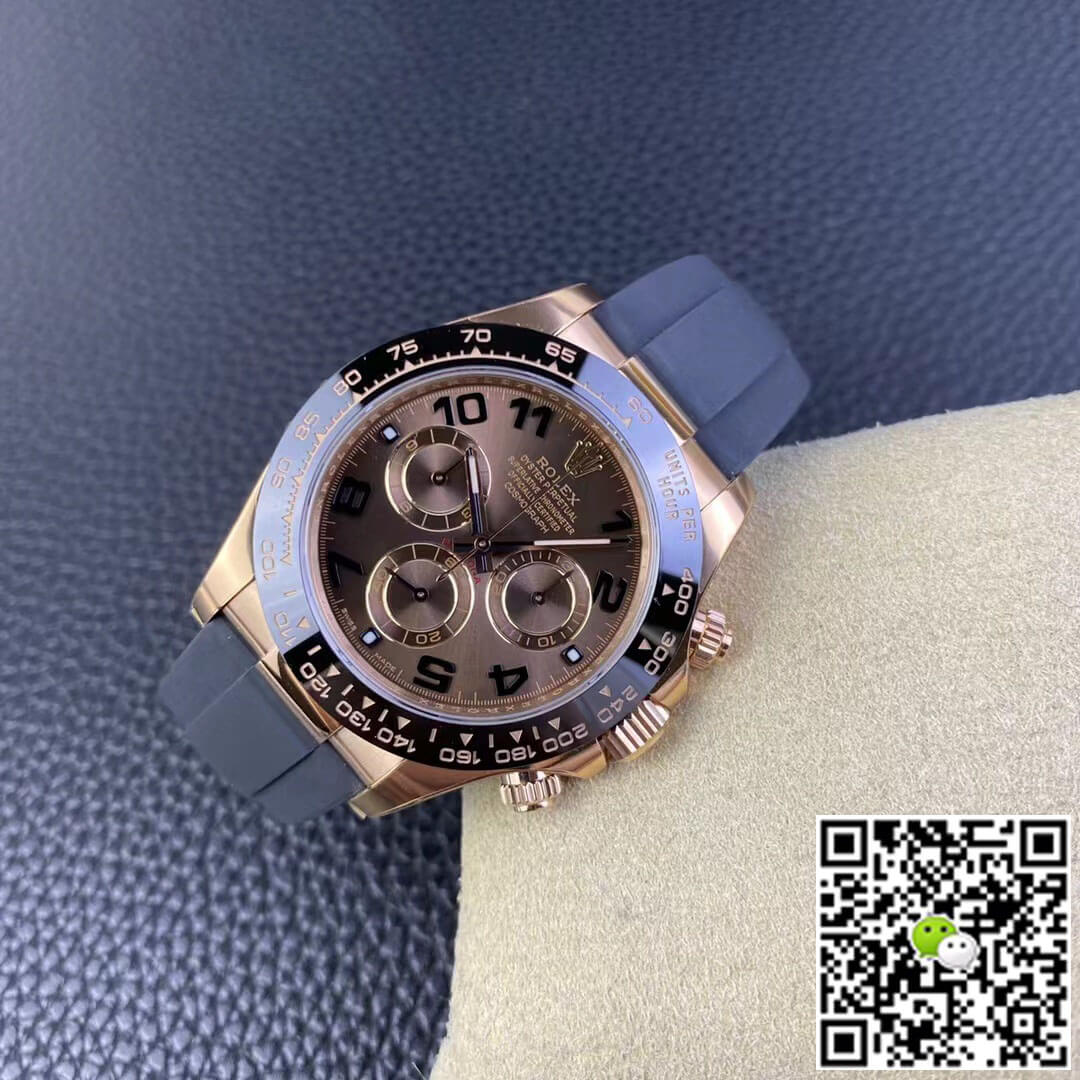 Replica R01ex Cosmograph Daytona M116515LN-0015 1:1 Best Edition Clean Factory V3 Rubber Strap