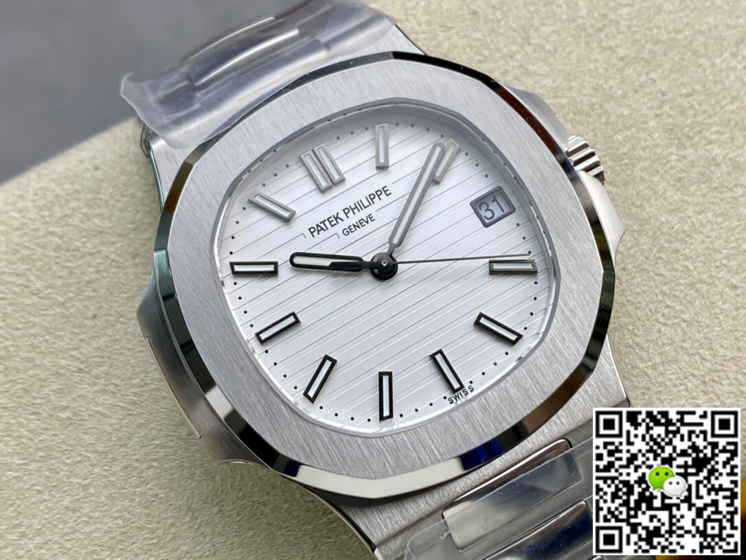 Replica Pat*k Phi1i*pe Nautilus 5711/1A-011 1:1 Best Edition 3K Factory White Dial