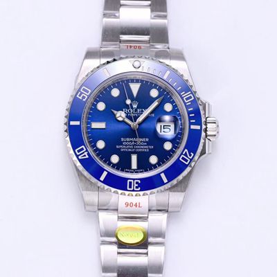 R01ex Submariner Replica 116619LB-97209 1:1 Best Edition Noob Factory V10 Blue Dial Swiss Movement