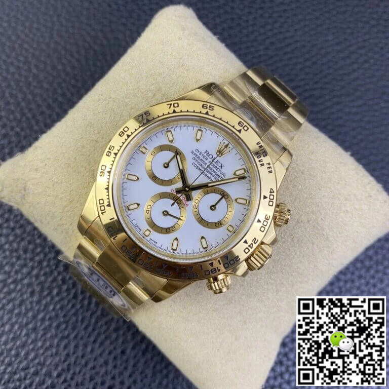 Replica R01ex Cosmograph Daytona M116508-0001 1:1 Best Edition Clean Factory Yellow Gold