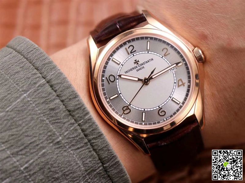 Replica Vacheron C0nstan1n Fiftysix 4600E/000R-B441 1:1 Best Edition ZF Factory Rose Gold Swiss ETA1326