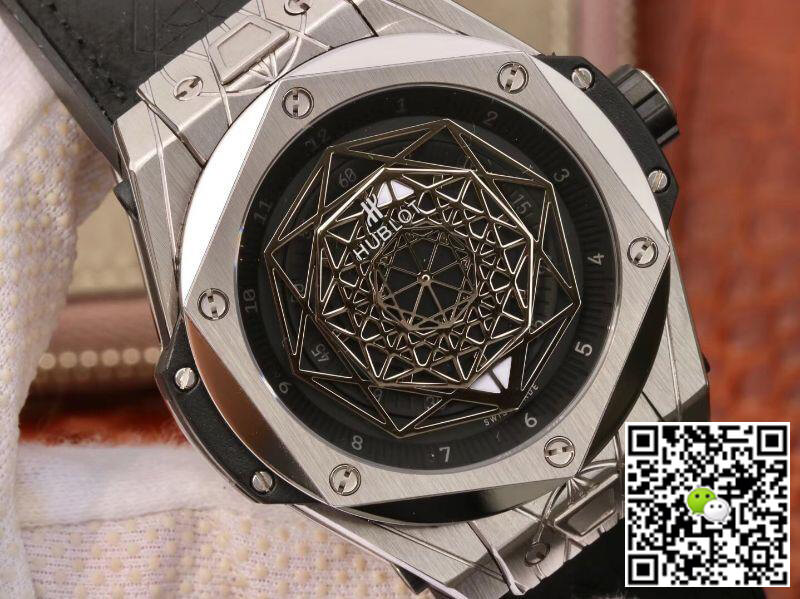 Replica Hublot Big Bang Sang Bleu 415.NX.1112.VR.MXM16 TMF Factory 1:1 Best Edition Swiss ETA1213 Black Dial