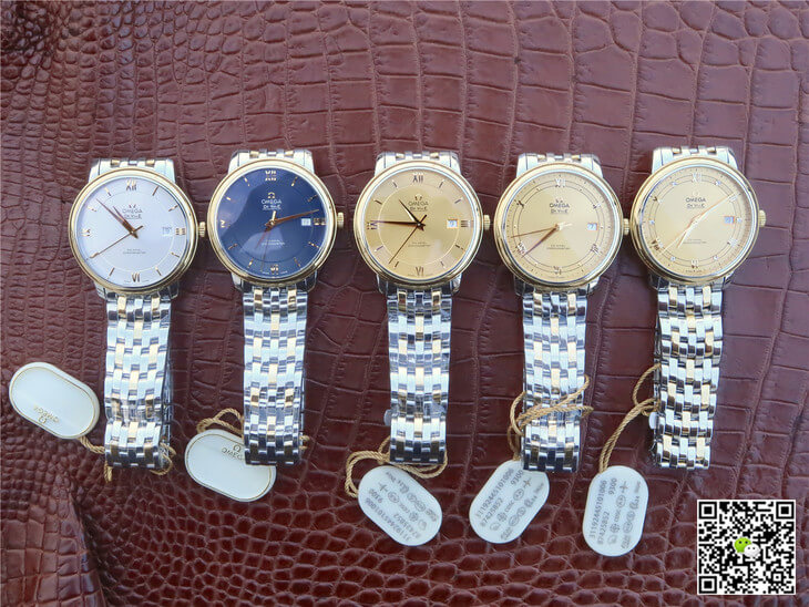 Replica 0me*ga De Ville 424.20.37.20.03.001 1:1 Best Edition TW Factory Yellow Gold