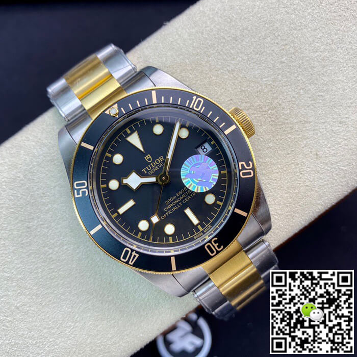 TUDOR Replica Heritage Black Bay M79733N-0002 ZF Factory 1:1 Best Edition Swiss ETA2824-2 Two Tone Stainless Steel Bracelet