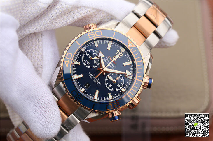 Replica 0me*ga Seamaster Ocean Planet 600M 215.20.46.51.03.001 1:1 Best Edition OM Factory Rose Gold