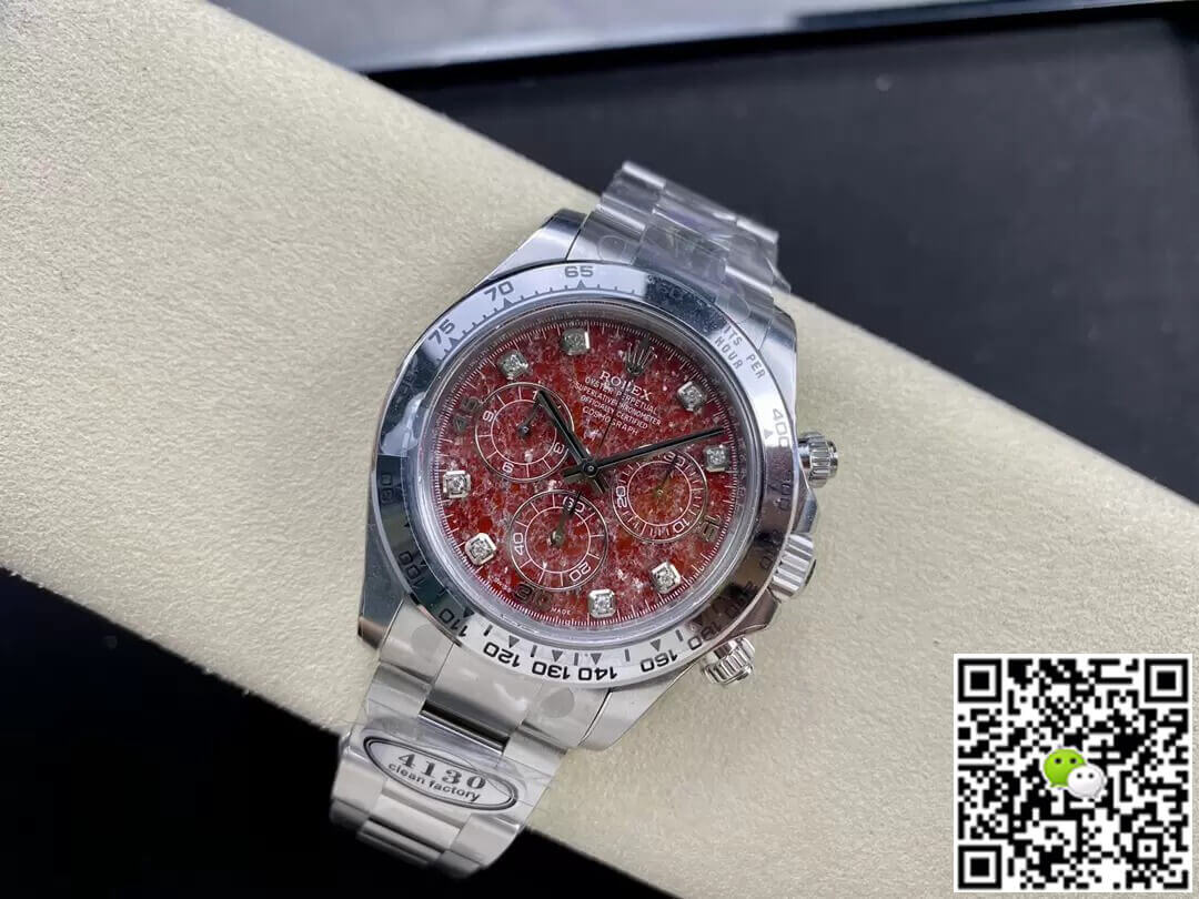 Replica R01ex Cosmograph Daytona 116589 1:1 Best Edition Clean Factory Pomegranate Dial