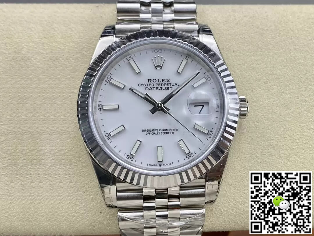 Replica R01ex Datejust M126334-0010 1:1 Best Edition VS Factory White Dial