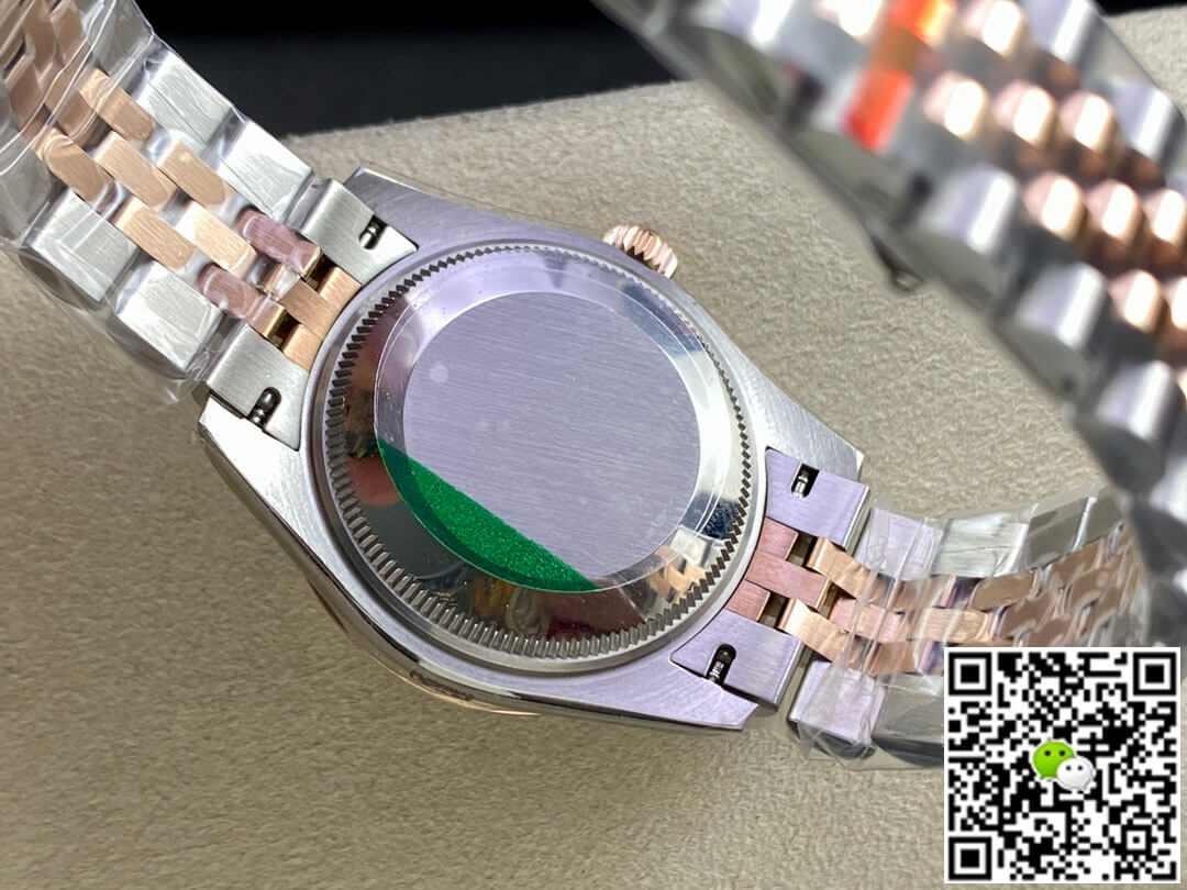 Replica R01ex Datejust 31MM 1:1 Best Edition EW Factory Rose Gold Green Dial