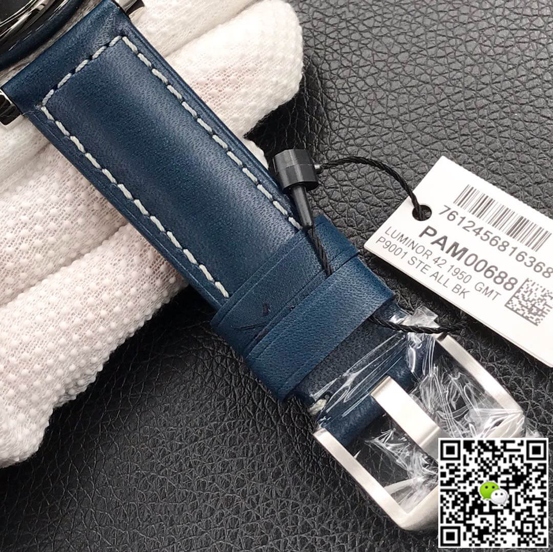 Pa*e*a1 Replica Luminor 1950 PAM688 1:1 Best Edition VS Factory Blue Dial