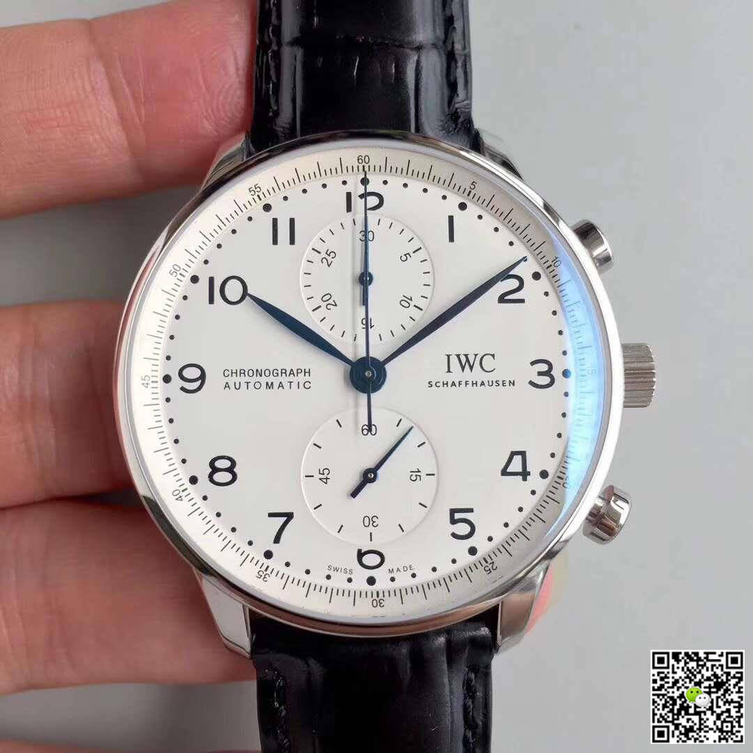 IWC Replica Portuguese IW371602 YL Factory 1:1 Best Edition Swiss ETA69355 White Dial