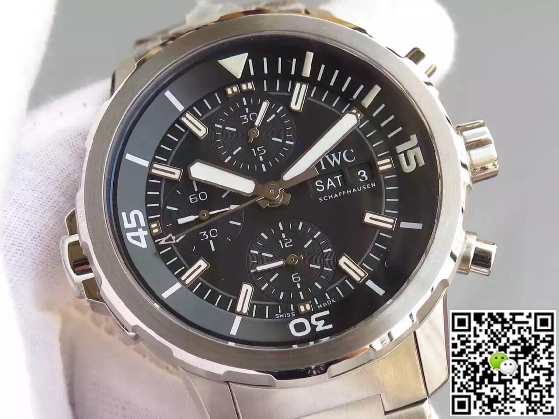 Replica IWC Aquatimer IW376804 1:1 Best Edition V6 Factory Black Dial