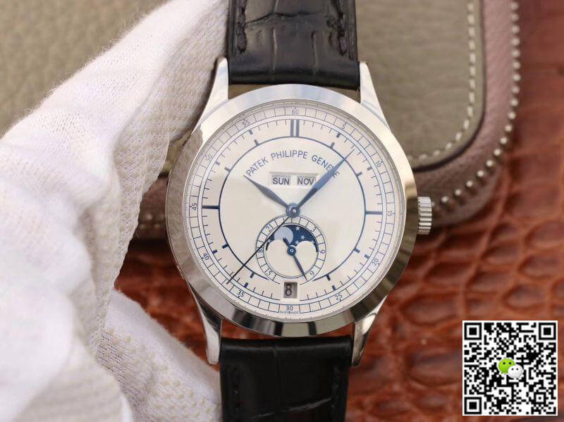 Replica Pat*k Phi1i*pe Complications Annual Calendar 5396G-001 KM Factory 1:1 Best Edition Swiss ETA324S White Dial