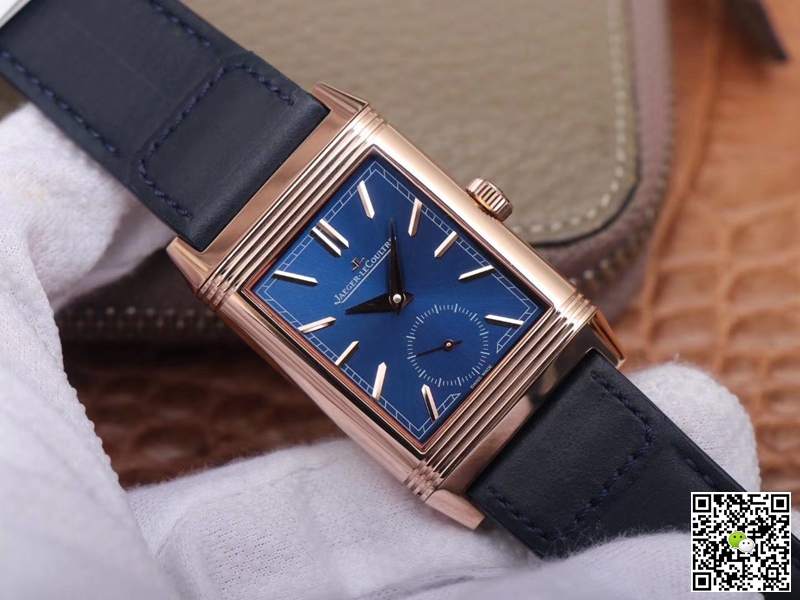 Jaeger Lecoultre Replica Reverso Flip 1:1 Best Edition MG Factory Blue Dial Swiss ETA854A/2