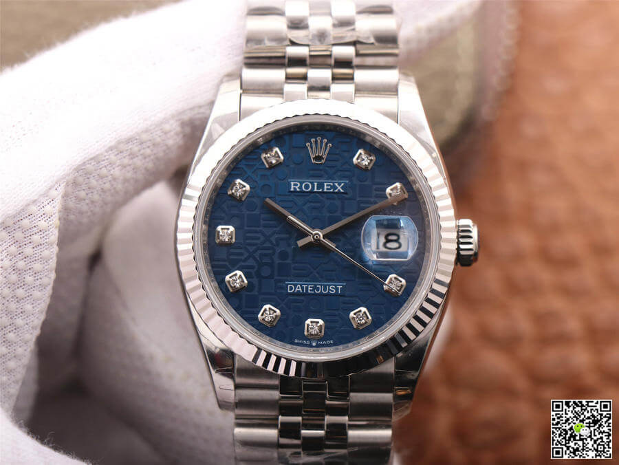 Replica R01ex Datejust M126234-0011 1:1 Best Edition EW Factory Blue Dial