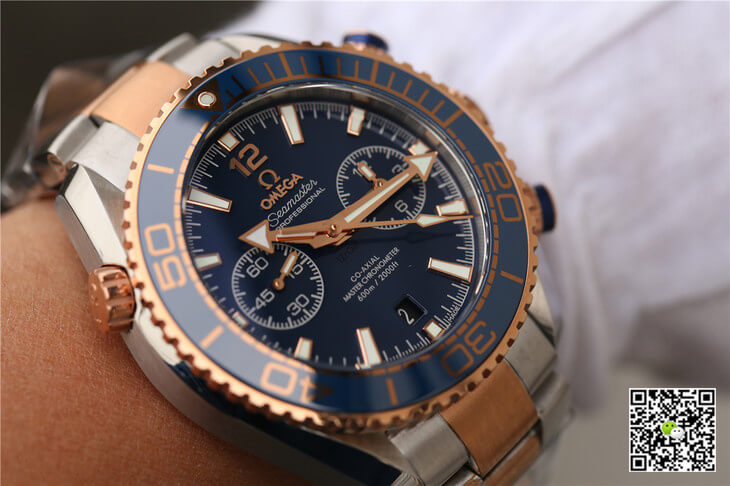 Replica 0me*ga Seamaster Ocean Planet 600M 215.20.46.51.03.001 1:1 Best Edition OM Factory Rose Gold