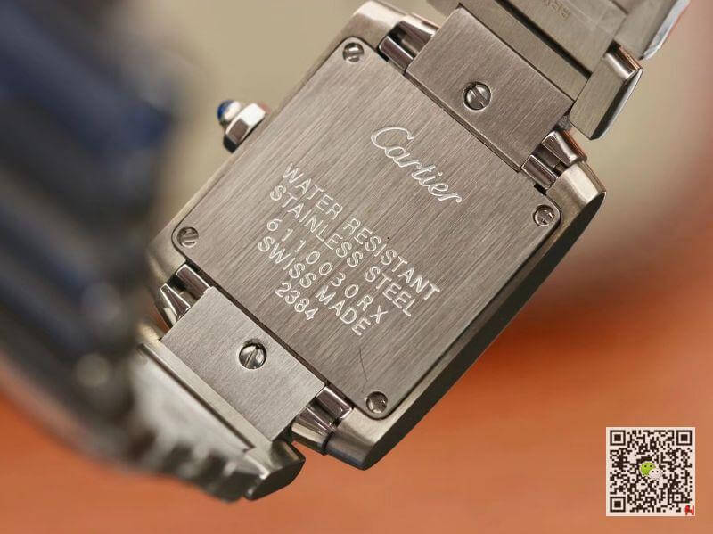 Ca*t1er Replica Tank Francaise W51028Q3 Pink MOP Dial Steel Ladies Watch 1:1 Best Edition Swiss Quartz