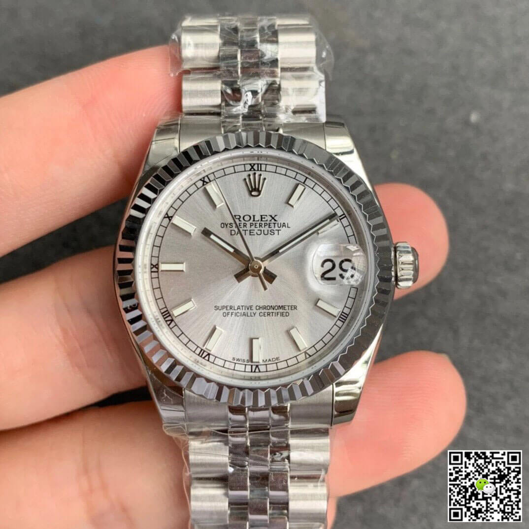 Replica R01ex Datejust M278274-0012 1:1 Best Edition GS Factory Silver Dial